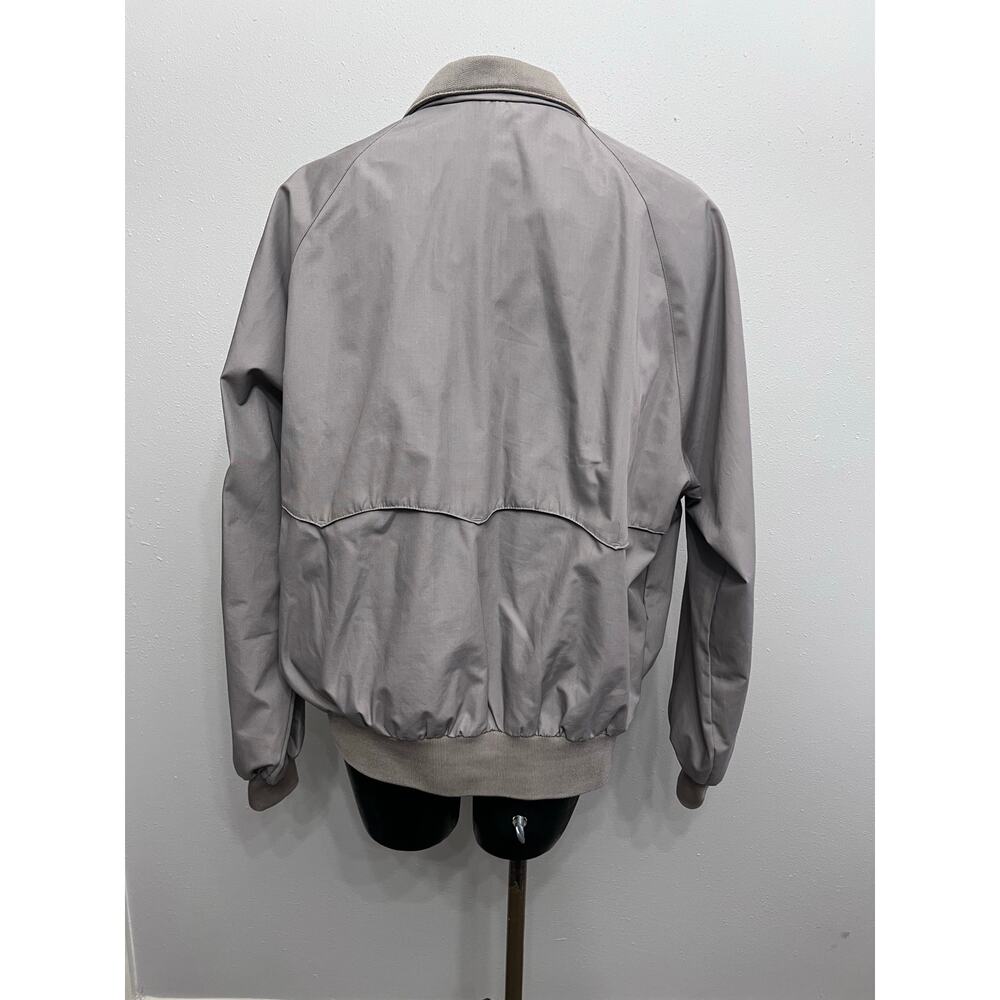 Vintage Field & Stream Jacket Mens XL Tan Gray Plaid Lined Harrington Coat 90s - Picture 2 of 6